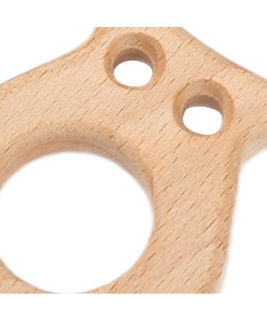 5Pcs Baby Teethers Owl Wooden Chewing Ring | Non-Toxic Robust DIY Jewelry Accessories & Baby Bite Stick - Buy Online on GoSupps.com