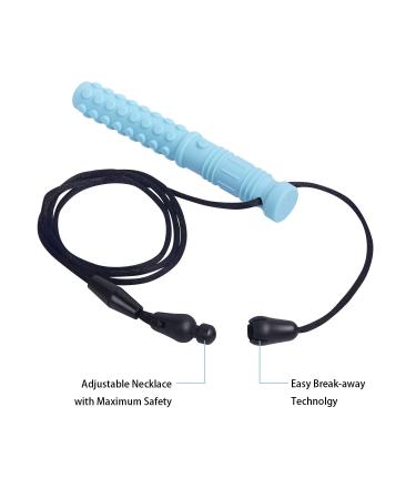 Sensory Chew Necklace 4 Pack - Seeway Mace Chewy Necklace Set for Kids - BPA Free Silicone Chew Toys for ADHD & SPD - Buy Online on GoSupps.com