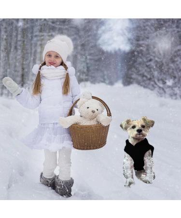 Shop XL Black Dog Coat & Sweater for Small Dogs | Chihuahua Clothing for Winter & Indoor/Outdoor Use - Buy Online on GoSupps.com