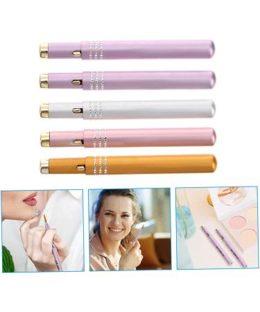 Mikinona 5pcs Retractable Lip Brush Makeup Brush Lip Balm Applicator Lip Balm Brush Lip Brush for Lipstick Cosmetic Lipstick Brush Lip Brush Retractable Lipstick Applicator Lip Scrub Brush - Buy Online on GoSupps.com