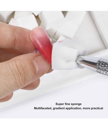 Nail Sponge Buffer Block Nail Sponges for Ombre Nail Art Tools Portable Mini Nail File Polishing Tofu Cubes with Clip for Manicure - Buy Online on GoSupps.com