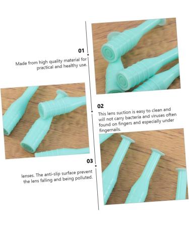 ULTECHNOVO 16 Pcs Glasses Case Suction Stick Lens Suction Cup Eye Contact Remover Plunger Suction Cup Contact Lens Insertion and Removal Tool Lens Inserter Holder Abs One Body Accessories Greenx2pcs 3.5x0.8x0.8cmx2pcs - Buy Online on GoSupps.com