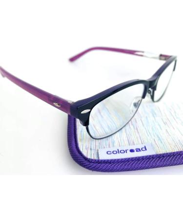 Foster Grant Coloread Purple Cleo Women's Reading Glasses +1.50 | Stylish & Durable with Case - International Shipping Available - Buy Online on GoSupps.com