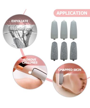 Minkissy 6-Piece Coarse Replacement Roller Heads for Foot Callus Remover | Pedicure Accessories for Electronic Foot File | International Shipping Available - Buy Online on GoSupps.com