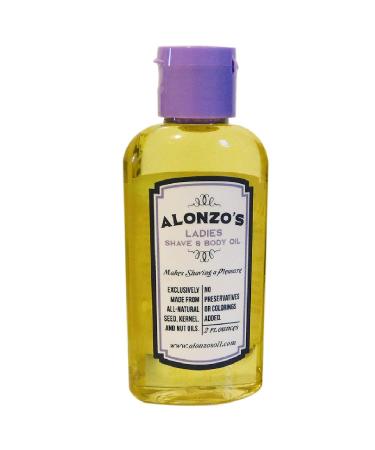 Alonzo's Sensational Shave - All-Natural Shaving Oil for Women (2 Oz) - Pre-Shave & After Shave Oil - Smooth Legs, Soft Bikini Area - Moisturizes & Calms Skin - Razor Burn Relief - Buy Online on GoSupps.com
