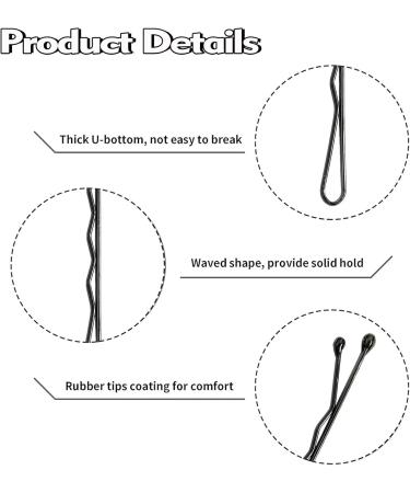 TARGI 154PCS hair clip 2 -inch hairpin Bag hairpin holding the Bobby hair clip is female and haircut salon (color black butterfly) - Buy Online on GoSupps.com