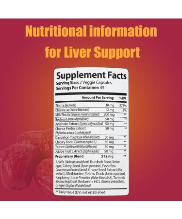 Liver Cleanse Detox & Repair Supplement - Liver Support with Dandelion, Silymarin, Turmeric & Artichoke Extract - 90 Pills - Buy Online on GoSupps.com