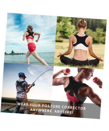 FRCOLOR Posture Corrector Shoe Slots - Comfy Retainer Support Belt & Straightener Holder Carrier (84x30cm Black) - Improve Posture & Comfort - Buy Online on GoSupps.com