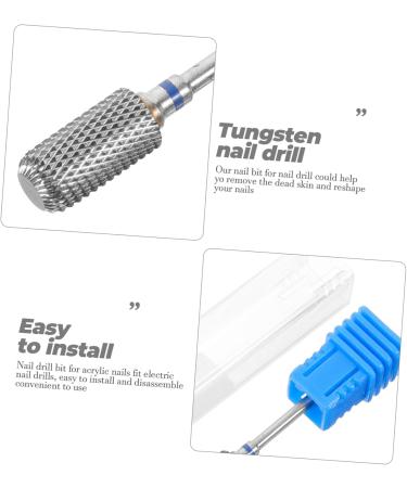 FOMIYES Cuticle Nail Drill Bit Cuticle Cleaner Drill Bit Cuticle Drill Bits for Manicure Remove Nail Gel Drill Bits Manicure Nail Bit Nail Bits Tungsten Steel Nail Clippers Acrylic - Buy Online on GoSupps.com