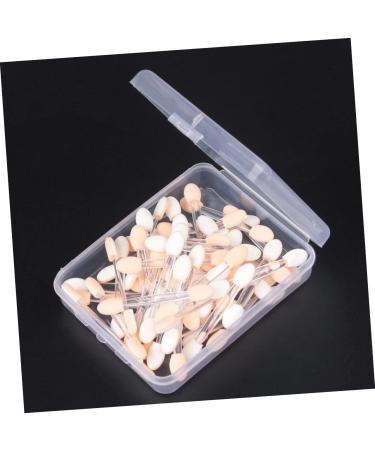 Beavorty Eyeshadow Applicator Brush 120pcs Eyeshadow Double-headed Makeup Plastic Eye Supplies Tools Dual-end Stick - Buy Online on GoSupps.com