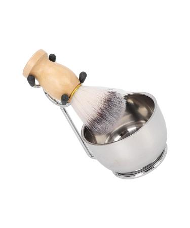 Premium Sustainable Shaving Brush Set | Firm & Robust Male Facial Care Kit for Home & Salon - Buy Online on GoSupps.com