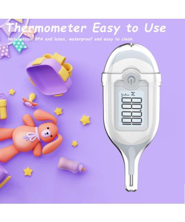 Fast & Accurate Rectal Thermometer for Babies | 10-Second Digital Baby Thermometer for Newborns & Infants - Ideal Home Care Solution - Buy Online on GoSupps.com