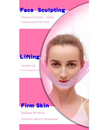 WIDVIH Reusable Silicone Double Chin Reducer - V Line Face & Neck Lift Mask for Chin Fat Compression - V-Shaped Eliminator for Double Chin - Buy Online on GoSupps.com
