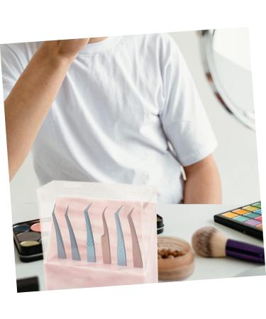 WOFASHPURET Storage Rack Rack for Display Eyelash Holder Eyelash for Extensions Makeup Holder Eyelash Rack Pink Extend Acrylic Marble 14.5x4.5cm - Buy Online on GoSupps.com