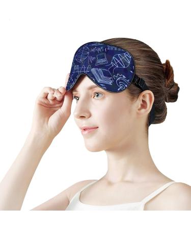 Physics Elements Science Sleep Mask - Adjustable Eye Cover for Sleeping and Travel - Buy Online on GoSupps.com
