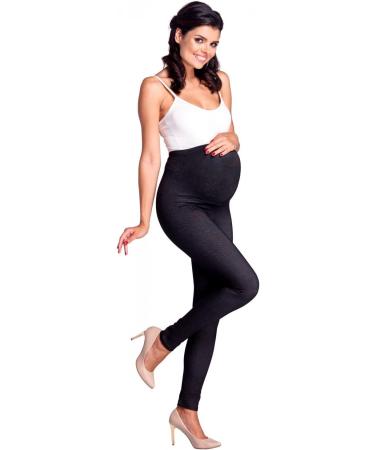 Zeta Ville Maternity Elastic Denim Look Leggings Waistband - Black & Jeans - Size 6-8 - Buy Online on GoSupps.com
