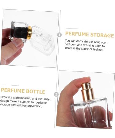 Ipetboom Perfume Spray Bottle Essential Oil Perfume Refillable Perfume Sprayer Atomizers for Essential Oils Crystal Perfume Bottle Sprayer Bottle Mini Perfume Dispenser Travel Square Glass - Buy Online on GoSupps.com