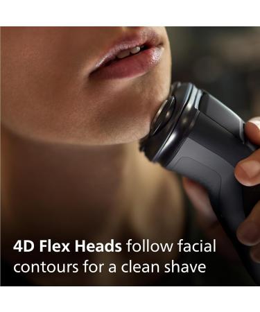 Philips Electric Shaver Series 3000X - SkinProtect Technology, Wet & Dry Shaver for Men in Deep Black, Pop-up Trimmer, Ergonomic Design - Model X3001/00 - Buy Online on GoSupps.com
