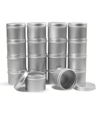 Buy 24Pcs 118ml Aluminum Empty Jars - Screw Cap Cream Cans for Lotion Candles & Cosmetics | International Shipping - Buy Online on GoSupps.com