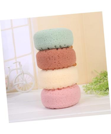FOMIYES 2pcs Loofah Bath & Body Scrubber Set - Soft Sponge Brush for Face & Body, Frosted Bath Flower Design - Buy Online on GoSupps.com