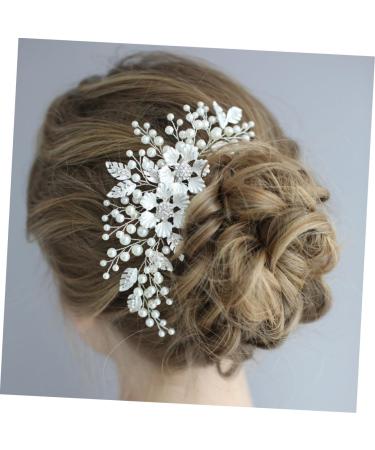 Ipetboom Hair Comb for Bride Easy to Use Hair Comb Artificial Flower Hair Comb Bride Headpieces for Wedding For Girl Friends Wedding Hair Comb Bridal Headwear Accessories Manual - Buy Online on GoSupps.com