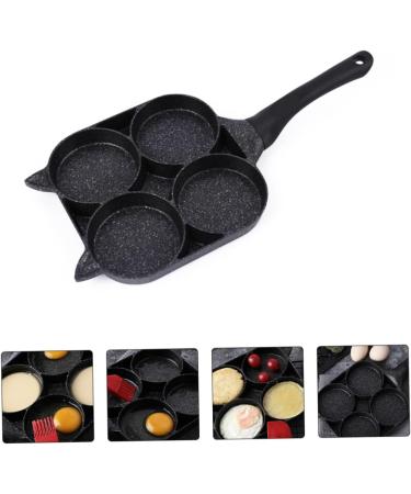 Zerodeko 3 Pcs Frying Pan Omelet Pans Egg Skillet Barbeque Grill Accessories Four- Hole Egg Pan Non Stick Fry Pan Egg Cooking Pot BBQ Accessories for Grill Aluminum Alloy Mini Supplies 38X21X2CMx3pcs Blackx3pcs - Buy Online on GoSupps.com