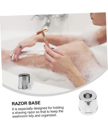 Angoily Double Razor Rack: Premium Manual Shaving Stand for Mustache & Razor Brush - Aluminum Alloy Holder for Men - Buy Online on GoSupps.com
