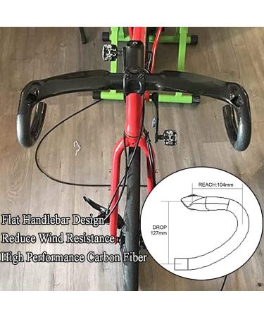 RXL SL Carbon Road Bike Handlebar 31.8mm - 420mm Black Matte Drop Bars - Buy Online on GoSupps.com