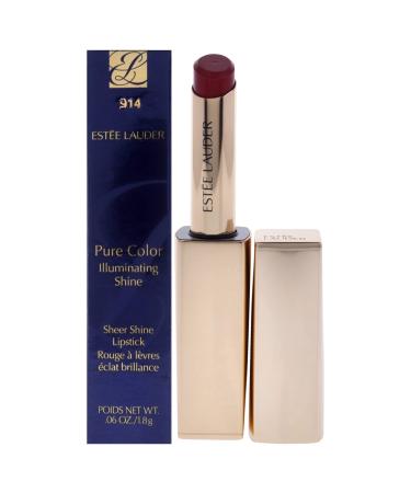 Estee Lauder Pure Color Illuminating Shine Lipstick - 914 Unpredictable Lipstick Women 0.06 oz 914 Unpredictable 0.06 Ounce