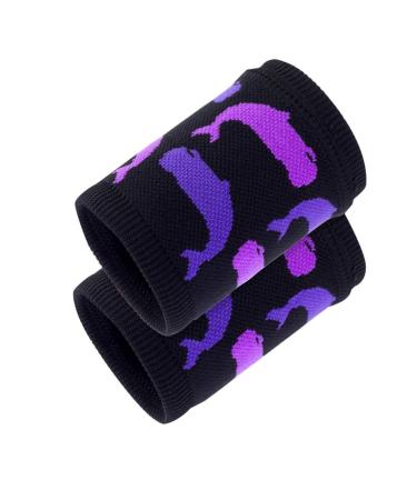 BESPORTBLE Workout Wristband Copper Wrist Brace Wristlet Strap Wrist Splint Athletic Wristbands Wrist Sleeve Wrist Band Support Wrist Guard Men and Women Purple Compression Cs2