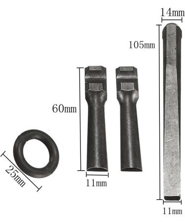 Wedge and Feather Shims 9/16 - 10Pcs for Concrete, Marble, Granite, Rock, and Stone Splitting Hand Tools - Buy Online on GoSupps.com