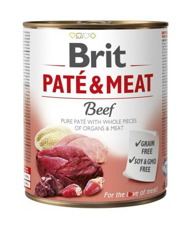 Brit Food Wet Pate & Meat Turkey Beef 800 g