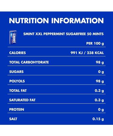 Smint Peppermint XXL 35g - Pack of 2 Your Breath Feeling Fresh Powerful And Long-Lasting Freshness - Buy Online on GoSupps.com