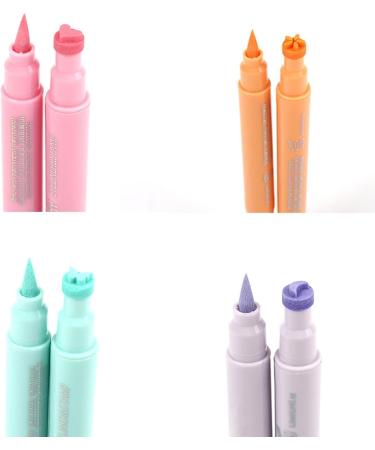  lyanny lyanny Double Head Liquid Eyeliner Pad Winged Eyeliner Pad - Funny Sweat Resistant Stamp | Star Moon Heart Flower Colorful Winged Eyeliner Quick Dry - Buy Online on GoSupps.com