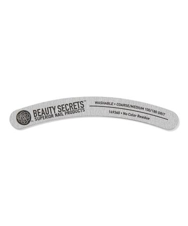 Beauty Secrets Zebra Banana Nail File Medium 100/180