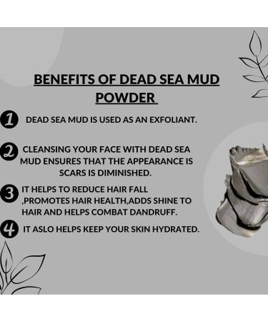 mi nature Dead Sea Mud Powder 227g - 100% Pure Skin Care Facial Mask - Buy Online on GoSupps.com