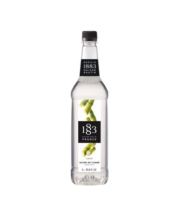 1883 Maison Routin Premium Cane Sugar Syrup for Cocktails Mocktails Coffee & Iced Tea PET 1L Cane Sugar 1 l (Pack of 1) - Buy Online on GoSupps.com