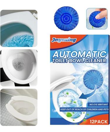 Fiorky 12Pcs/Pack Cleaning Tablets Antibacterial Bowl Cleaner Tablet Effervescent Automatic Bowl Cleaners Deodorizer Tablets Cleaning Tools - Buy Online on GoSupps.com