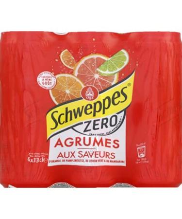 Schweppes Zero Boisson, 6 x 33cl