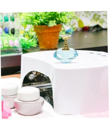 1 Set Manicure Practice Base Nail Crystal Holder Manicure Tool Press on Nail Stand Nail Display Stand Magnetic Nail Holder False Nails Japanese Crystal Glass with Electroplating 4x4cm As shown 1 - Buy Online on GoSupps.com
