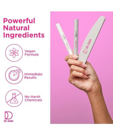 Dr. Dana Nail Repair - Nail Strengthener for Damaged & Thin Nails, Exfoliator, Moisturizer & Primer Included - Buy Online on GoSupps.com