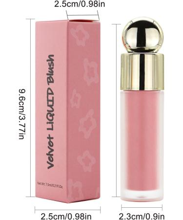 Soft cream blushing liquid rosy cheek tint lightweight blendable long-lasting super-dewy dual-use lip and cheek makeup waterproof and sweat-resistant - Buy Online on GoSupps.com