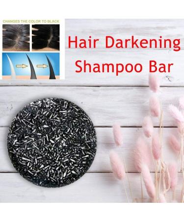 HUSHUI Natural Shampoo Bar for Hair Bamboo Charcoal Shampoo Bar Hair Darkening Shampoo Bar Anti Hair Loss Shampoo Bar Handmade - Buy Online on GoSupps.com