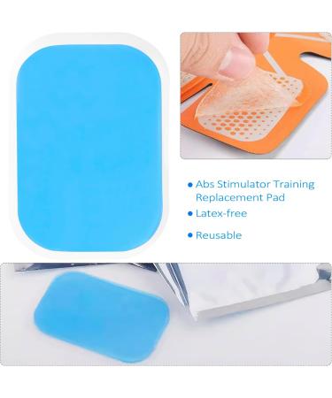 Fousenuk 60 Gel Pads for EMS Muscle Stimulator | Hydrogel Abdominal Trainer Spare Parts | Multifunctional Muscle Training Device - Buy Online on GoSupps.com