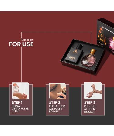 Carlton.London Exquisite Fragrance Duo I Incense 50Ml & Blush 30Ml Gift Set I Fragrance Travel And Pocket Friendly Eau De Perfumes - Buy Online on GoSupps.com