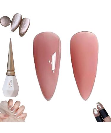 Rolita Gel Polish 2024 New 16 Colors Nude Gel Polish Rolita Nail Polish Glitter Crystal Gel Nail Polish Jelly-Colored Nail Polish Cat Eye Gel Nail Polish Quick Dry Nail Polish (0.06 Fl Oz Y-06) 0.06 Fl Oz Y-06