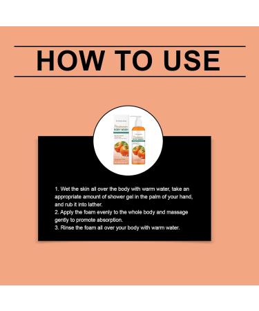  Yoelau Persimmon Body Wash for Odor Control - Natural Deodorizing Shower Gel with Persimmon Extract and Aloe Vera - Long-Lasting Moisturizing and Cleansing Shower Gel (2) - Buy Online on GoSupps.com