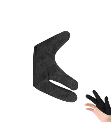 Shakven Heat Protection Gloves for Hair Styling - 3 Finger Heat Protector Heat Resistant Gloves | Reusable Professional Right Hand