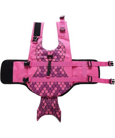 Omem Life Jacket for Dogs - Ideal for Puppies in Pools Swimming & Boating - Safe & Stylish in Pink - Buy Online on GoSupps.com