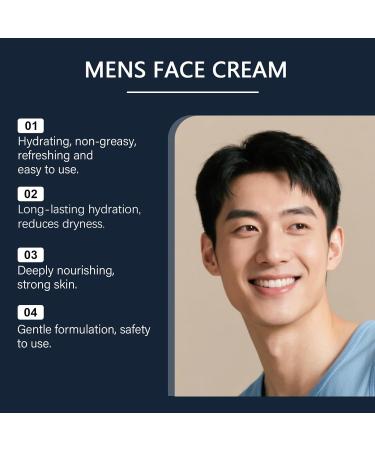  ACJZILQTJ Set of 3 6-in-1 face creams for men moisturizing and nourishing for firmer skin non-greasy moisturizing and soothing cream for men - Buy Online on GoSupps.com